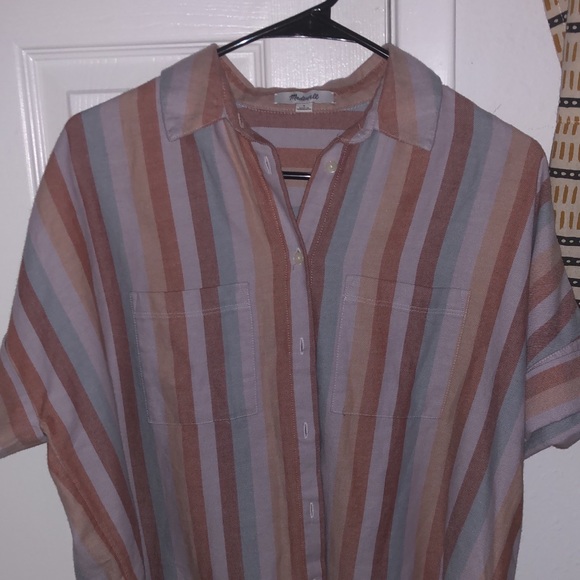 MADEWELL- button up top - Picture 1 of 2